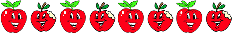 Apples in a row