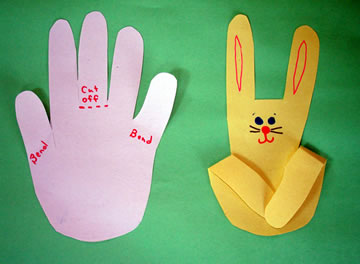 hand bunny