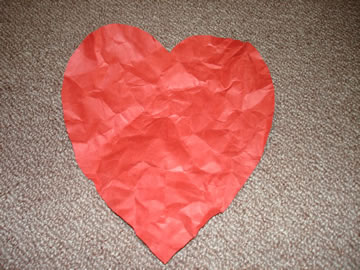 Crumpled Heart