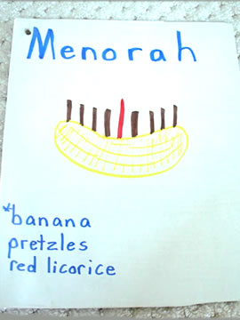 Menorah Snack