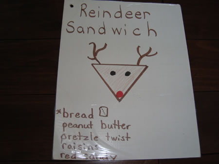 Reindeer Sandwich